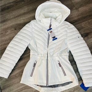 Winter White Tommy Hilfiger Women’s Puffer Coat NWT